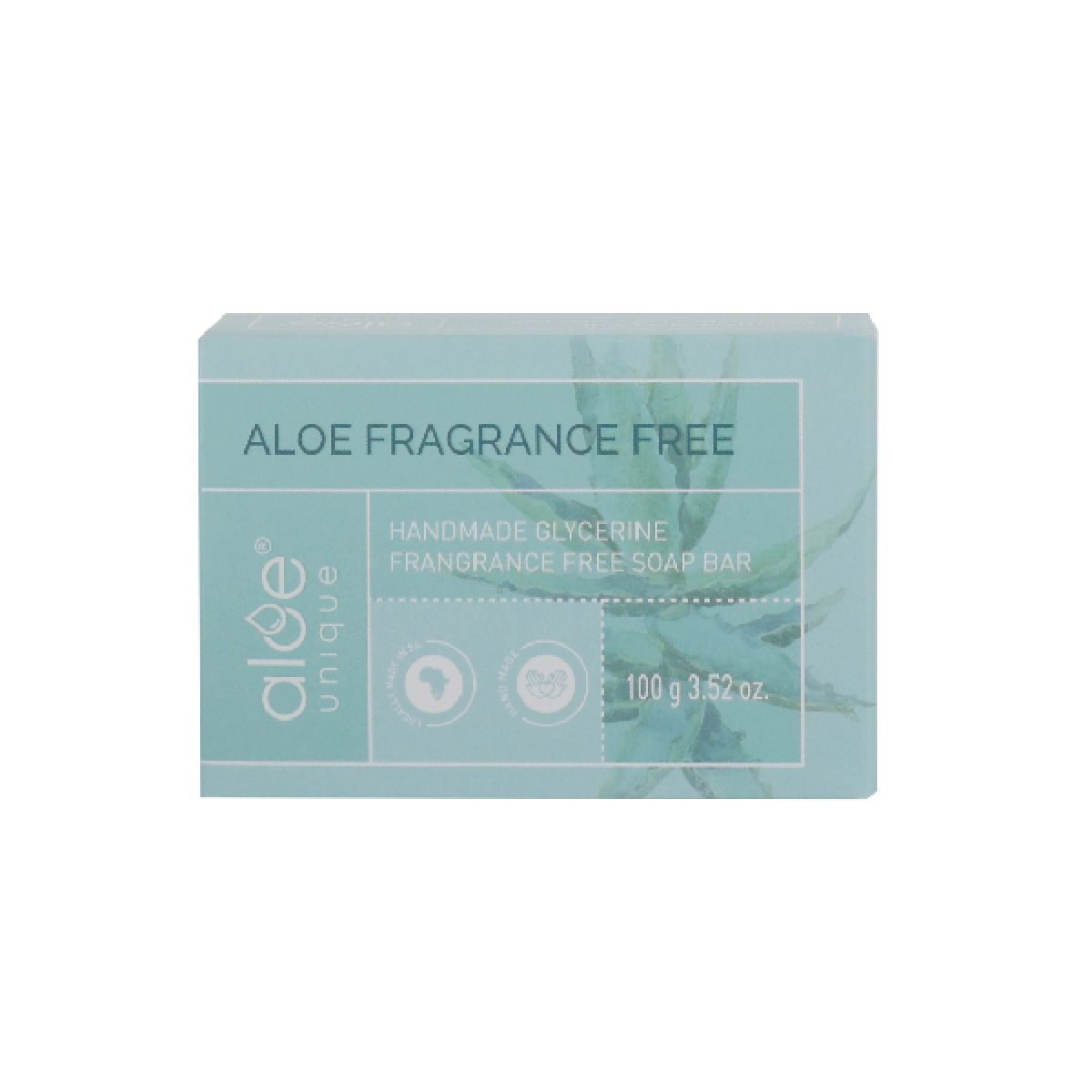 Fragrance Free Soap - Aloe | Aloe Unique | Hand Made in South Africa