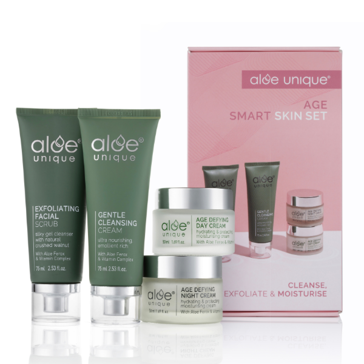 Shop Anti Aging Skin Set | Age Smart Skin Set - Aloe Unique South